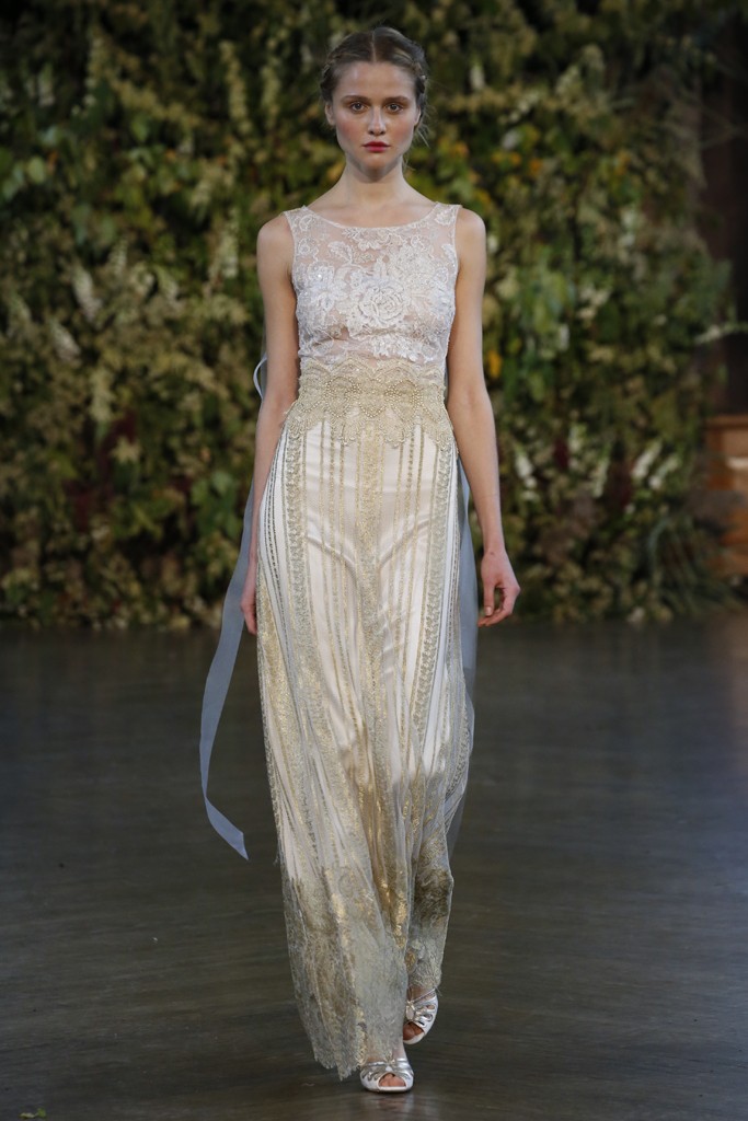 Vintage Wedding Dress from the Gothic Angel Bridal Collection by Claire Pettibone