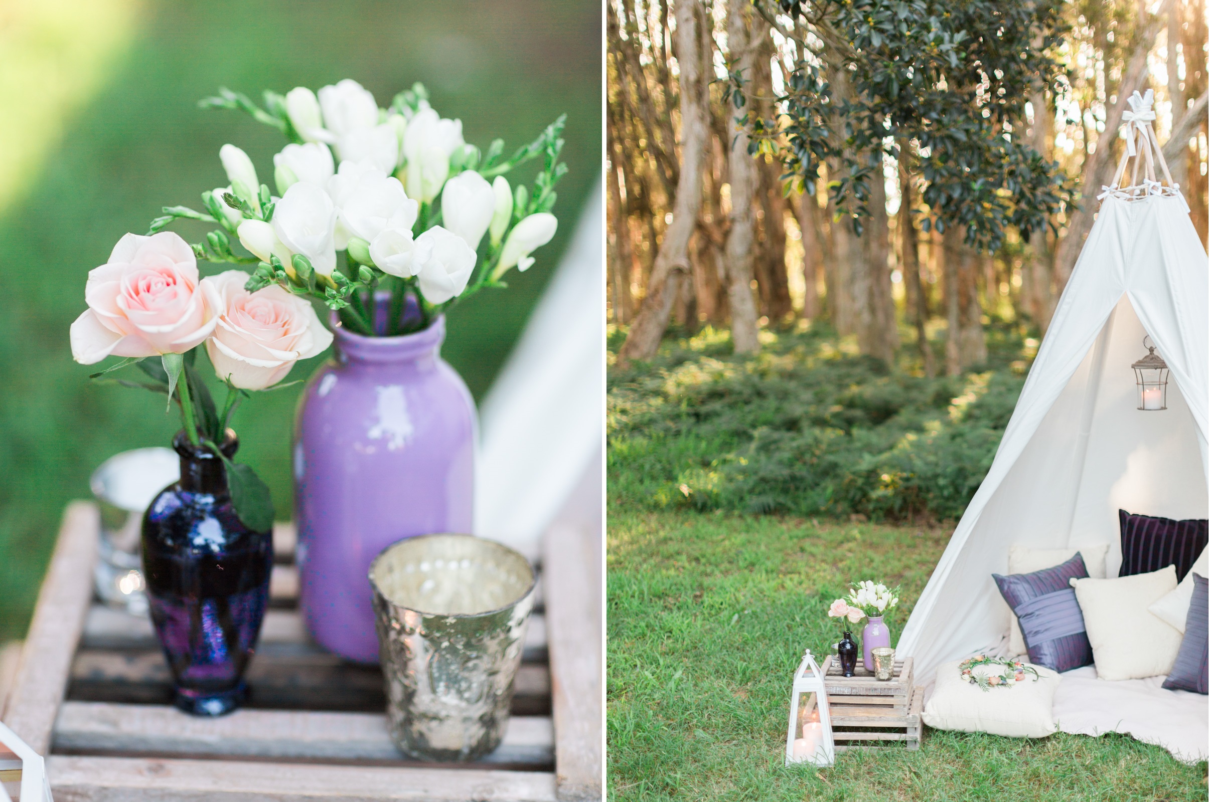 Gorgeous Glamping Setting for an Engagement Shoot by We Are Origami Photography
