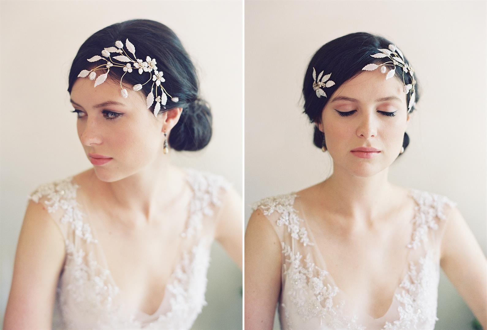 Bridal Headpieces from Erica Elizabeth Designs English Rose Collection