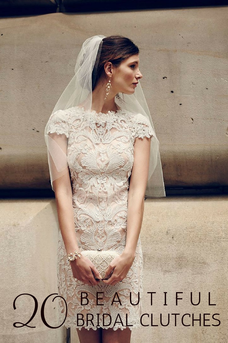 20 Beautiful Bridal Clutches