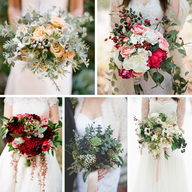 5 of the most Gorgeous Winter Bridal Bouquets