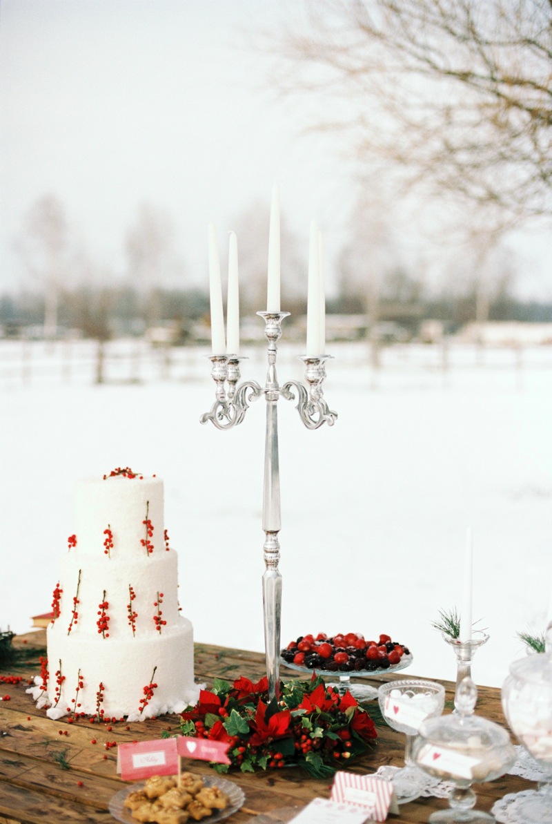 A Christmas Wedding Inspiration Shoot Full of Rustic Charm from Bell Studios