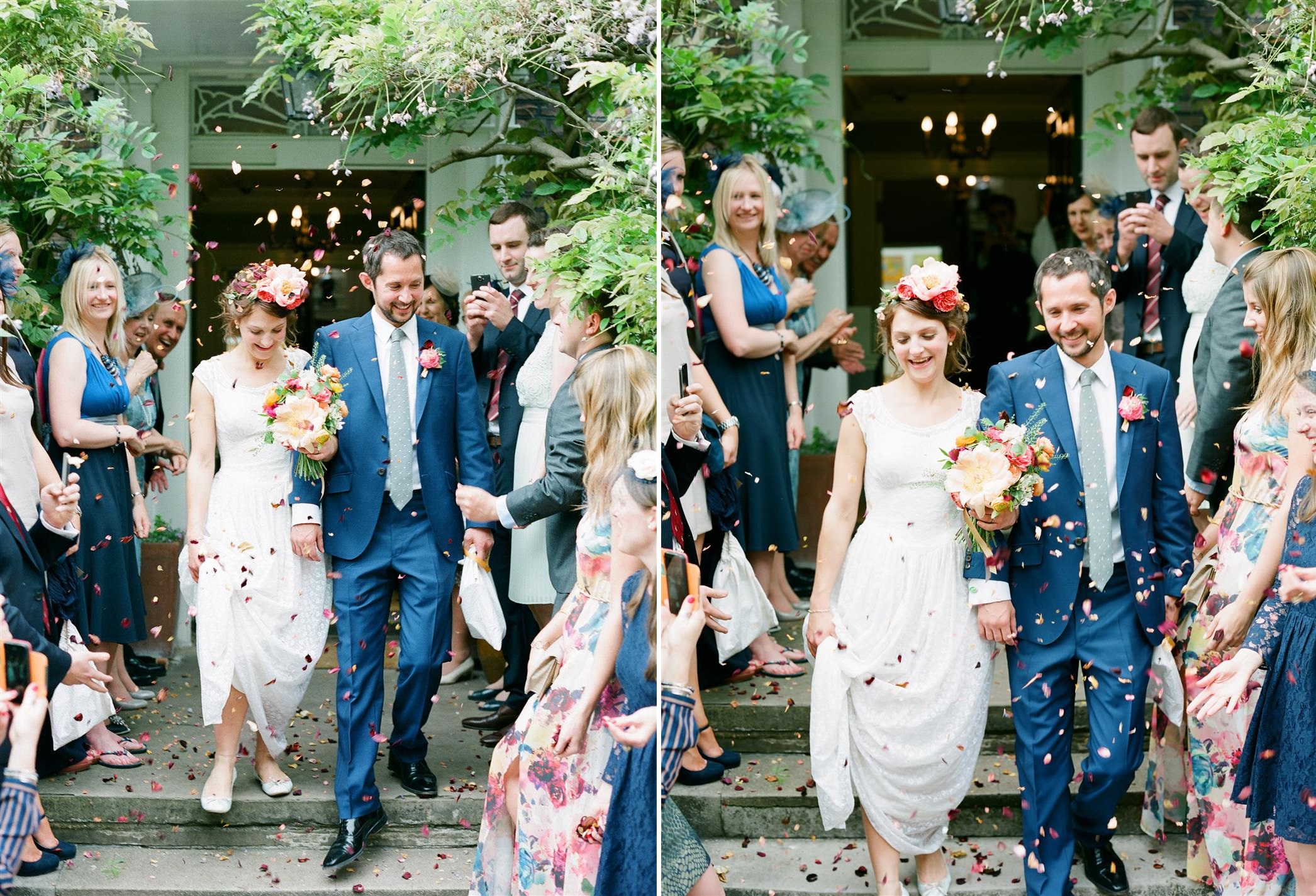 Confetti Toss - A 1940s Wedding Dress for a Sweet Early Summer Wedding from Taylor & Porter Photography