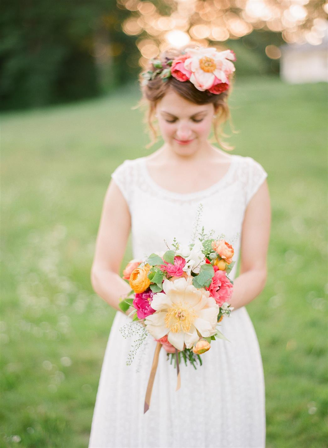 Bouquet - A 1940s Wedding Dress for a Sweet Early Summer Wedding from Taylor & Porter Photography