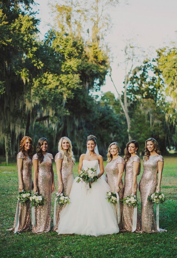 5 Winter Bridesmaids Colours Sure to Wow - Gold