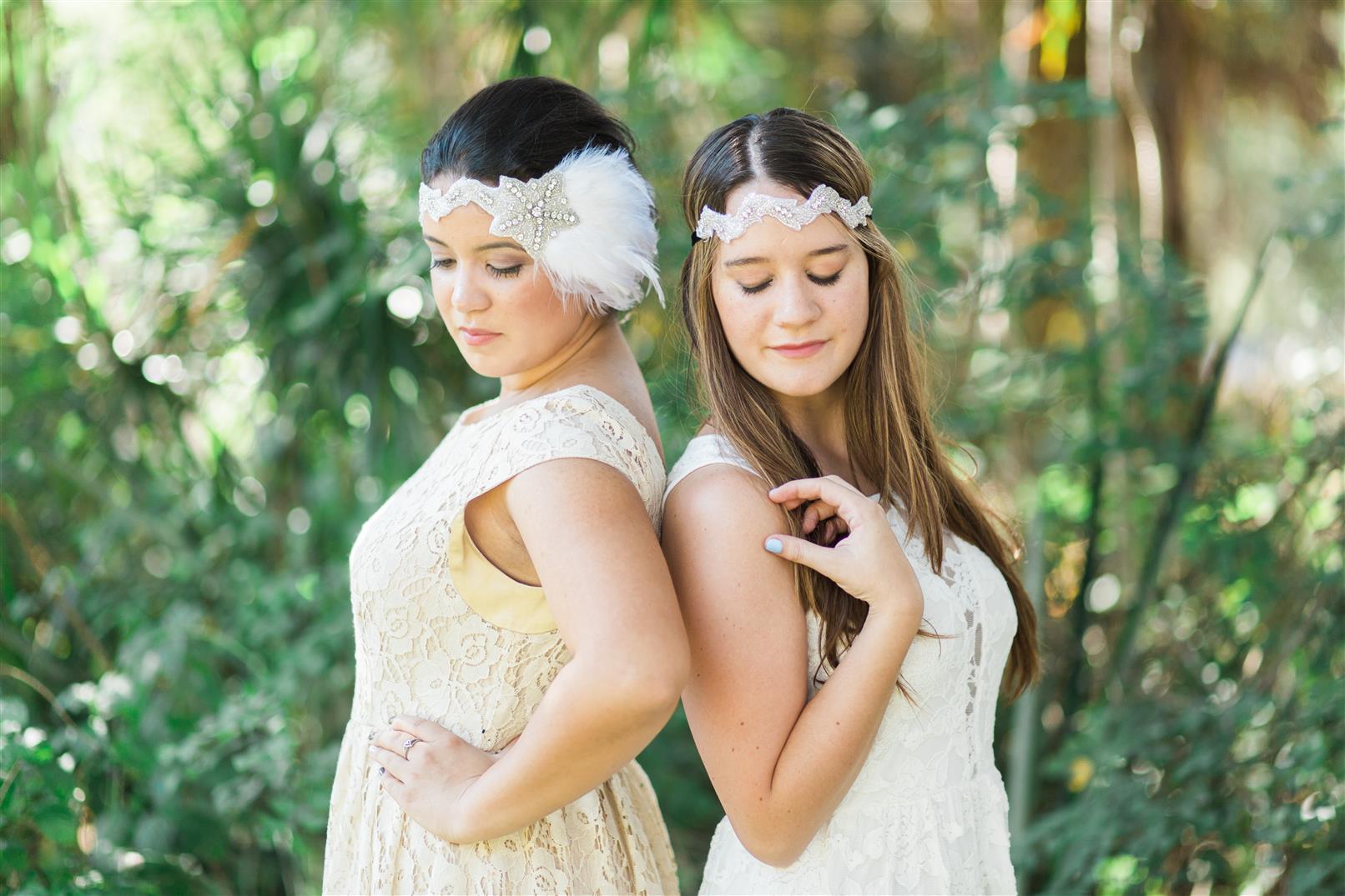 Skylar and Sky Flapper Bridal Hair Accessories from Nestina Accessories 2015 Collection
