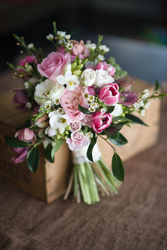 Bridal Bouquet Recipe ~ A Pretty Posy of Pinks