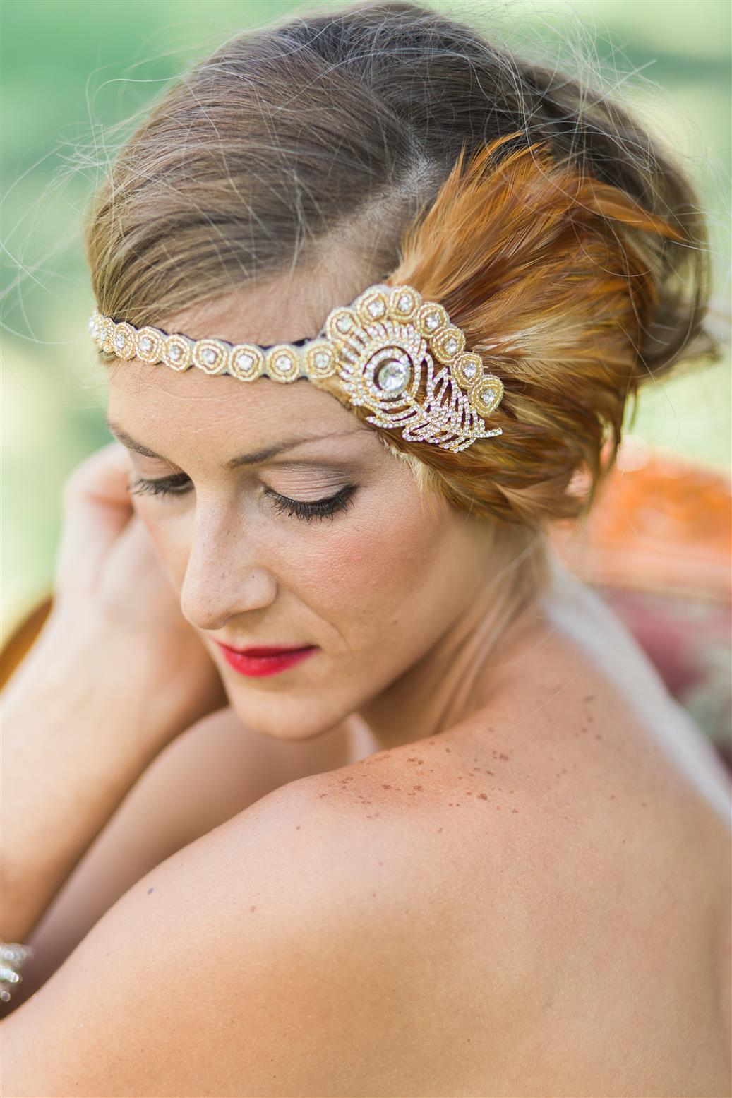 Bianca Flapper Bridal Hair Accessory from Nestina Accessories 2015 Collection