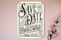 Vintage Save The Dates