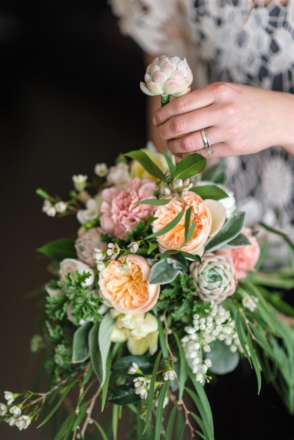 A Country Garden Inspired Bridal Bouquet Recipe : Chic Vintage Brides