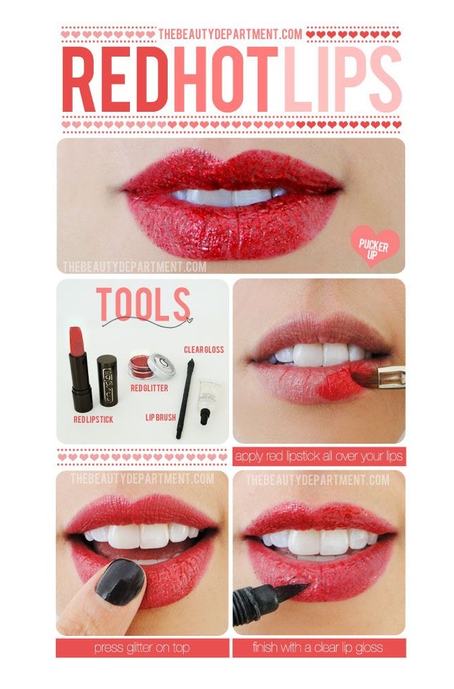 Red Hot Lips for Valentines Day