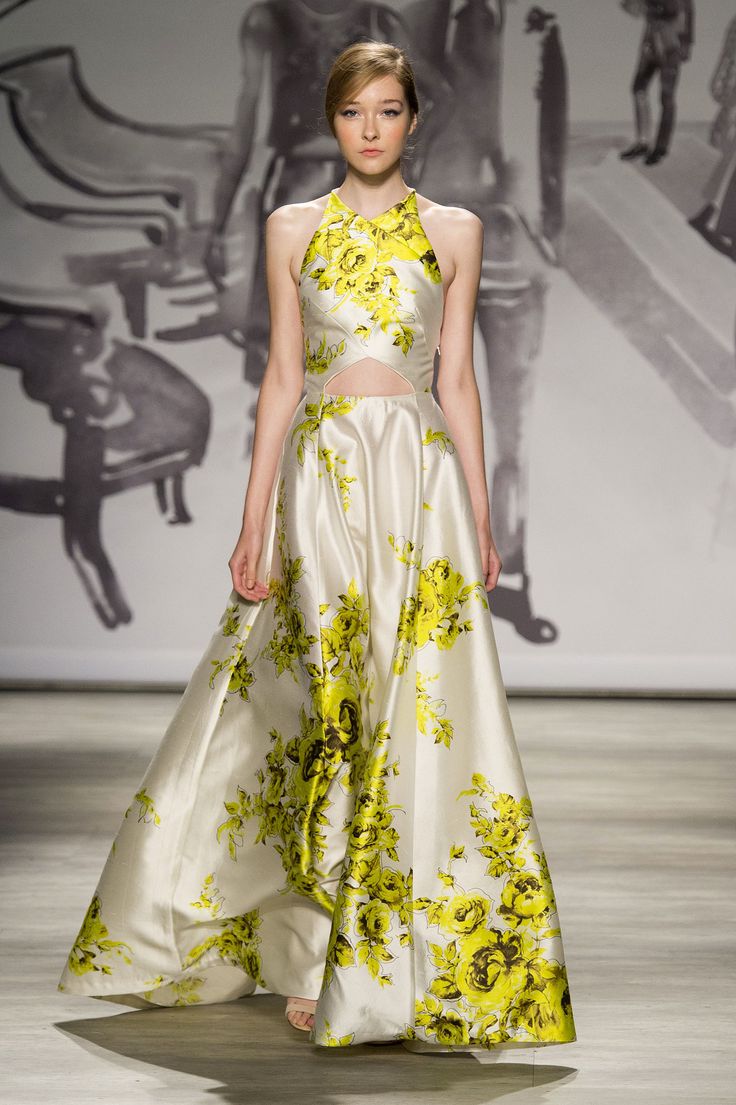 20 Floral Wedding Dresses That Will Take Your Breath Away - Lela Rose Spring 2015