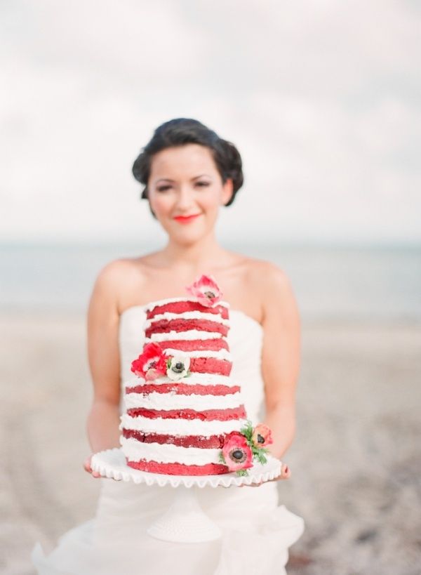 Red Velvet Wedding Cake