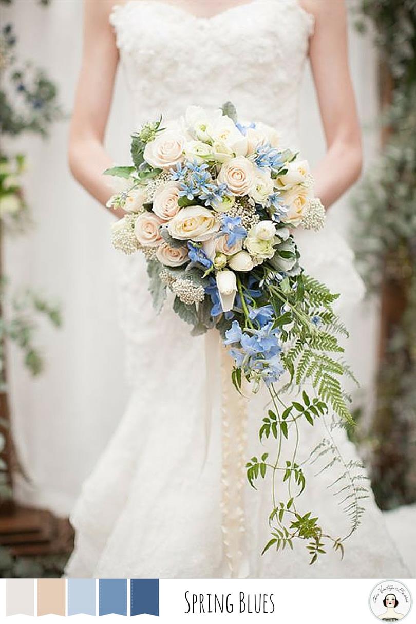 5 Spring Wedding Colors - Spring Blues