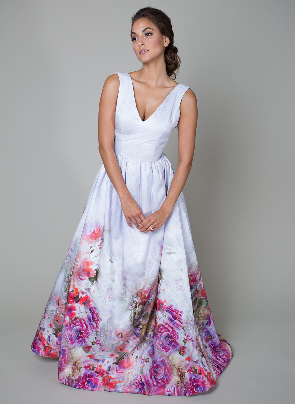 20 Floral Wedding Dresses That Will Take Your Breath Away - Heidi Elnora Valerie Lynn