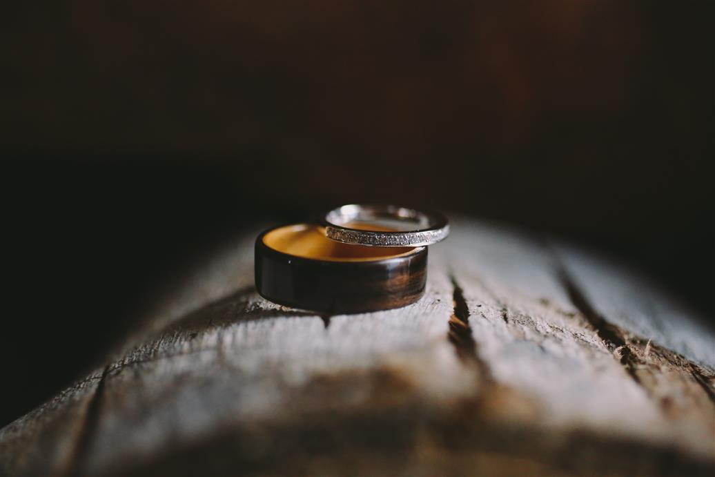 Wedding Rings - A 1950s Inspired Woodland Wedding