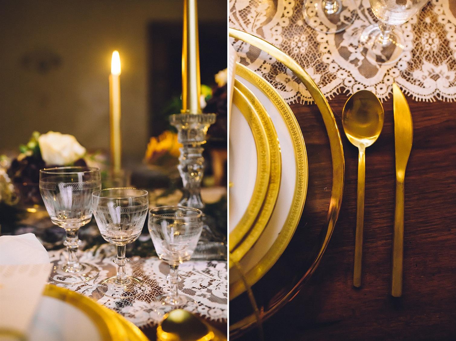 A Beguiling Winter Wedding Inspiration Shoot Dripping with Deco Decadence