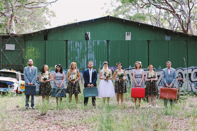 Vintage Wedding Party - A 1950s Inspired Woodland Wedding