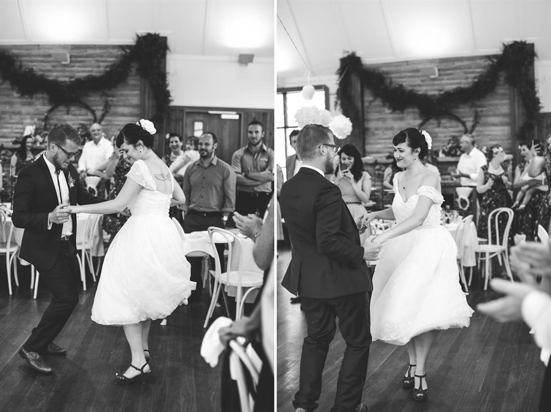 Vintage Bride & Groom - A 1950s Inspired Woodland Wedding