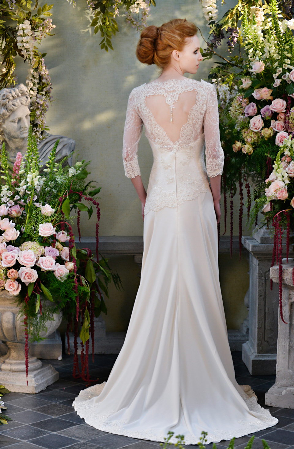 Long Sleeve Wedding Dress Entice from Terry Fox's 2015 Bridal Collection