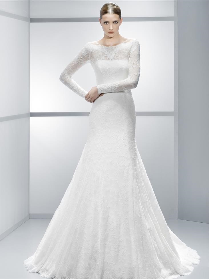 Long Sleeve Wedding Dress from Jesus Peiro 4077