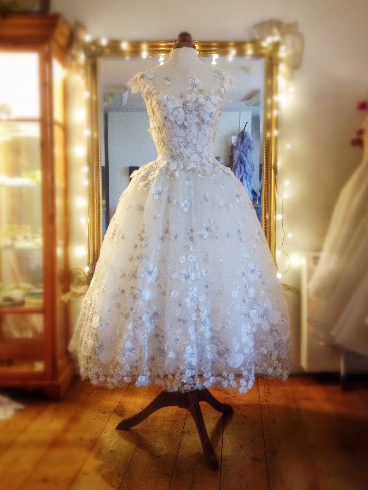 Joane Fleming Teal Length Wedding Dress Tamara 