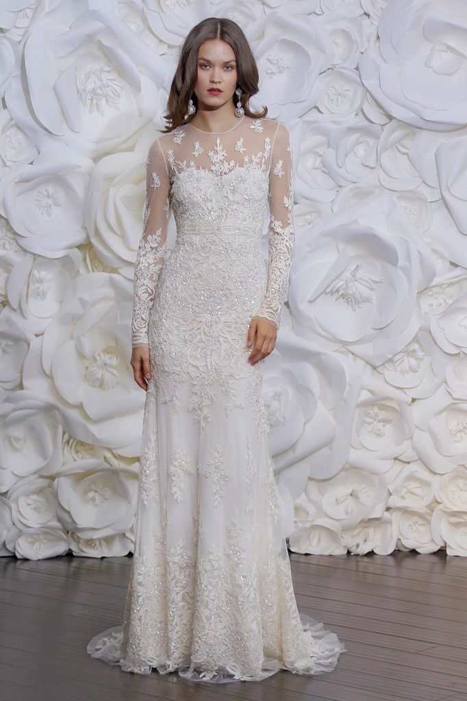 Marbella - Naeem Khan's Long Sleeve Wedding Dress