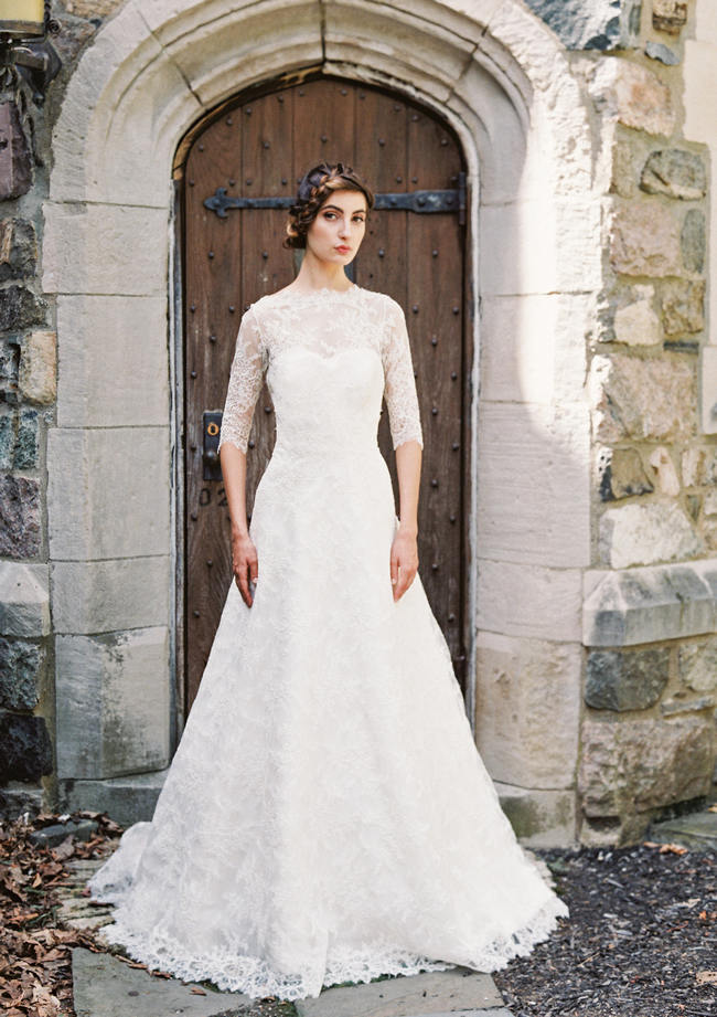 Sareh Nouri 2015 Collection Long Sleeved Wedding Dress - Sara Beth