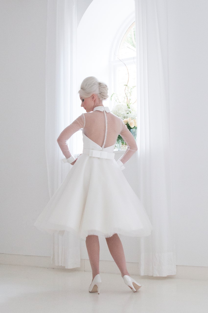 Lola - Tea Length Wedding Dress from House of Mooshki's 2016 Bridal Collection