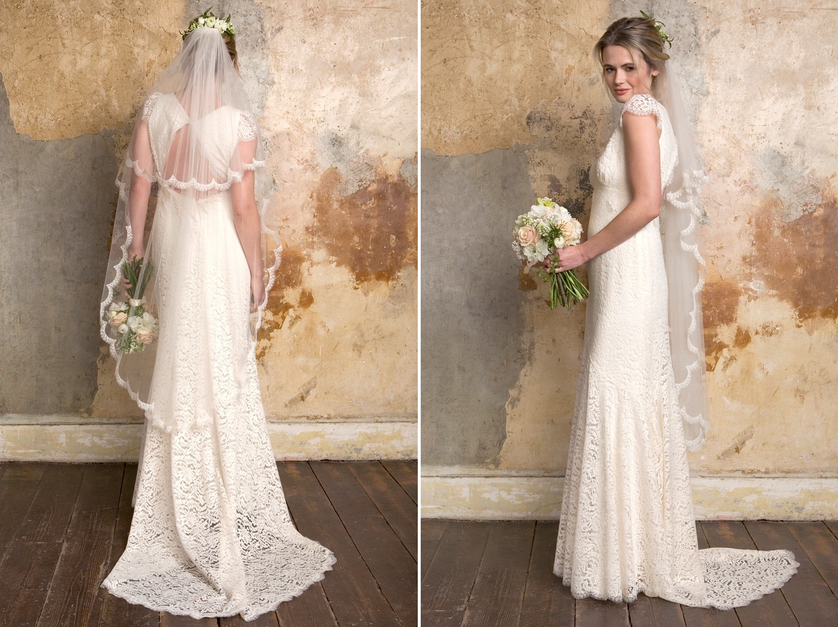 Sally Lacock Elise - a lace open-back wedding dress