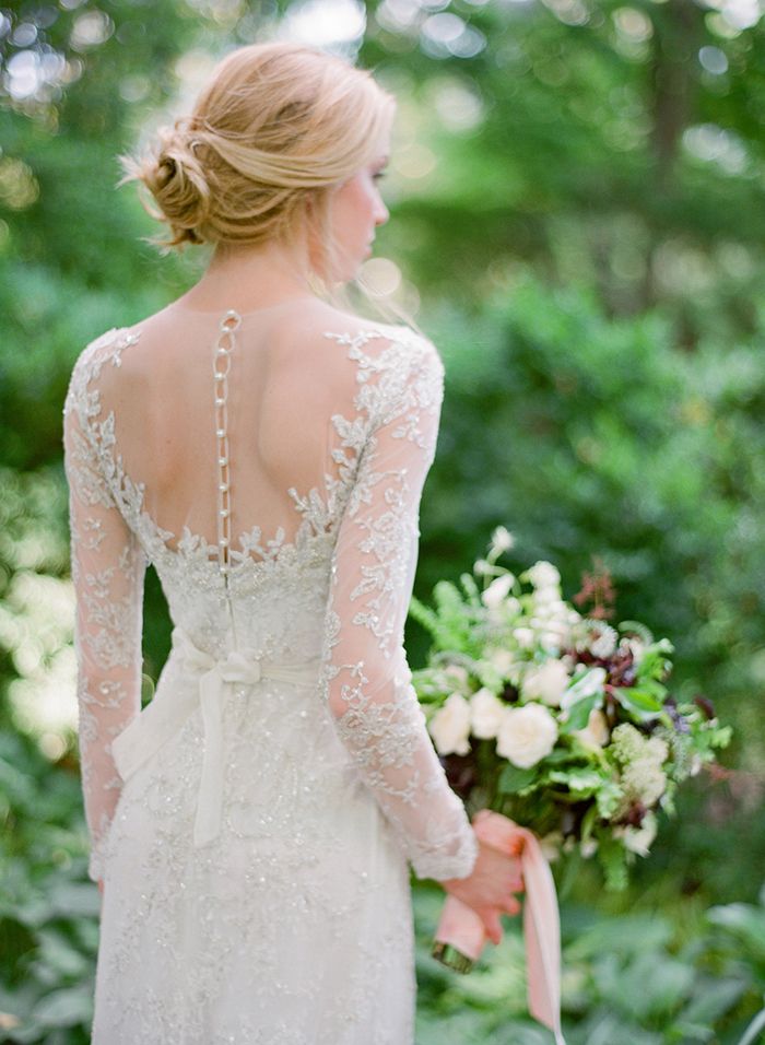 A Suitably Springtime Wedding Dress