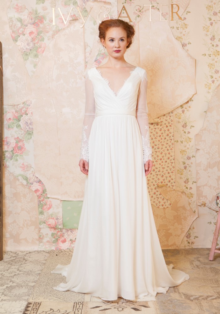 Blooming Bouquet - long sleeve wedding dress from Ivy & Aster's Charming Spring 2016 Bridal Collection