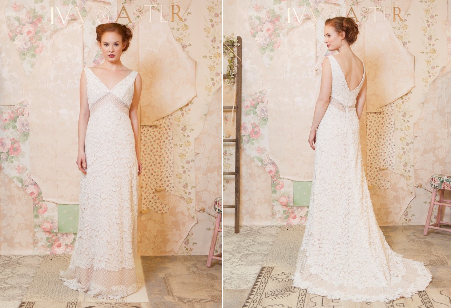'Through the Flowers' Ivy & Aster's Charming Spring 2016 Bridal Collection