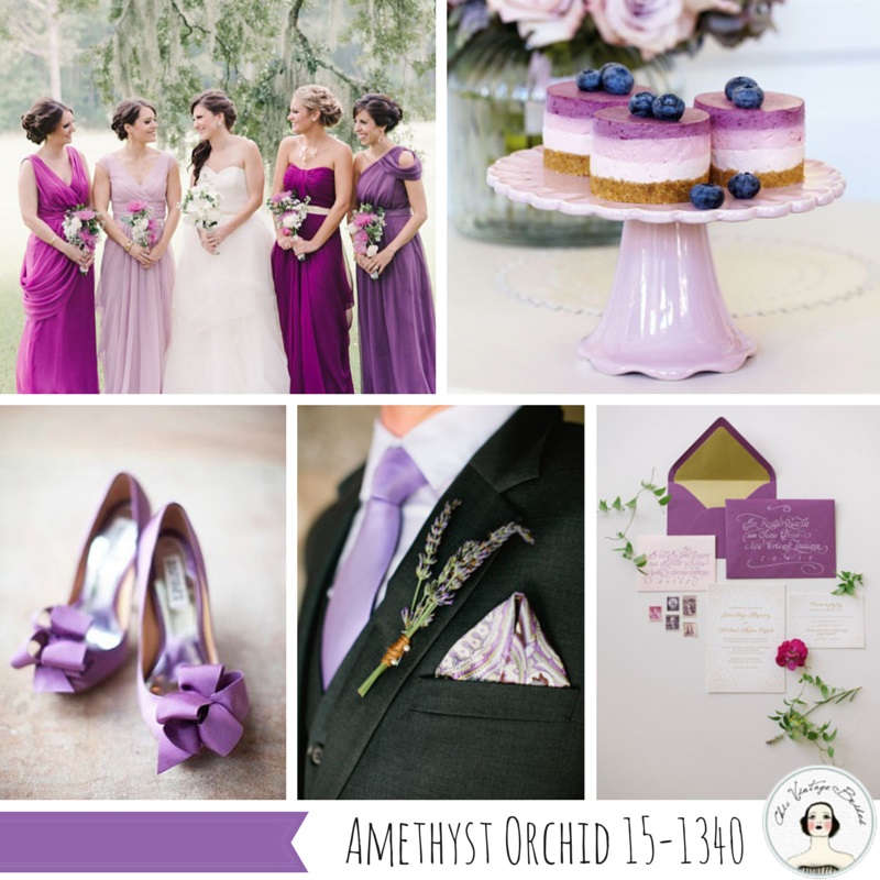 Amethyst Orchid - One of the Top 10 Autumn 2015 wedding colours from Pantone