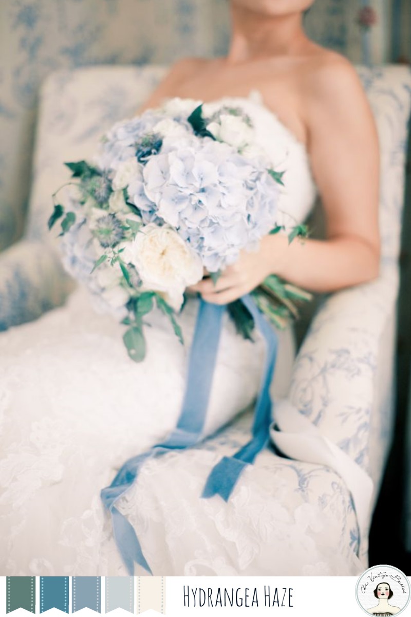 5 Beautiful Summer Wedding Colours - Hydrangea Haze
