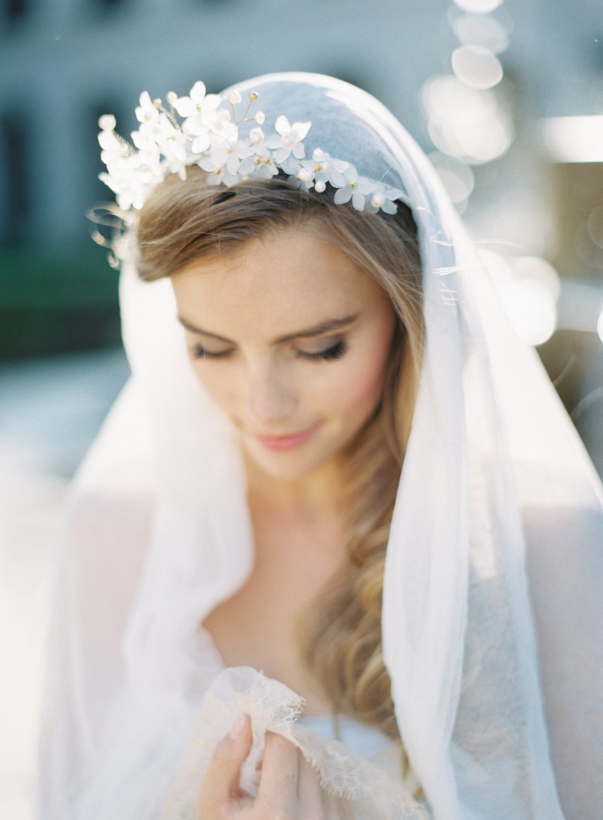 5 Perfect Hair Accessories for a Vintage Bride - Wax Flower Crowns