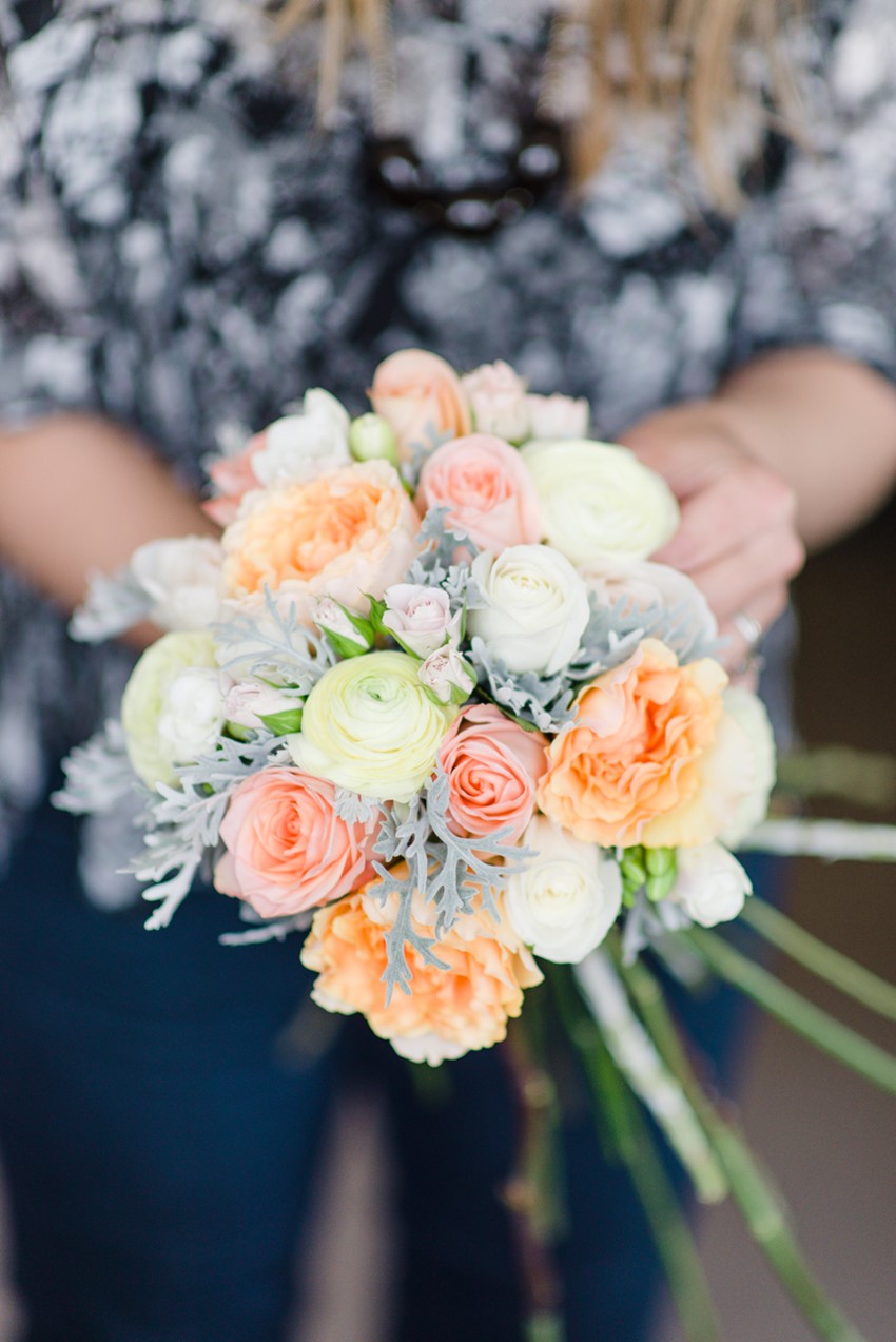 Wedding Bouquet Recipe ~ A Pretty Spring Bouquet of Roses