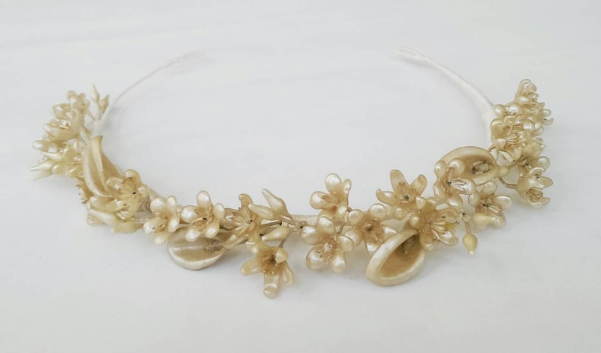 Beautiful Vintage Bridal Flower Crowns from Waxflower Vintage