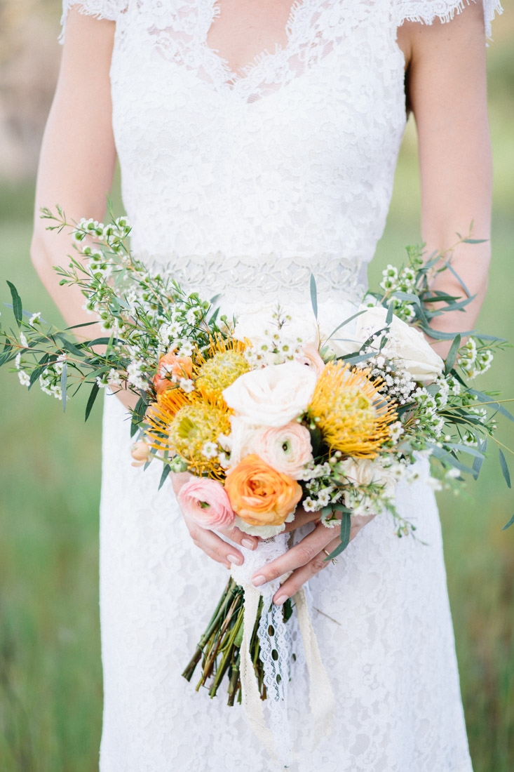Summer Bridal Bouquet - "Fields of Love" Summer Wedding Inspiration