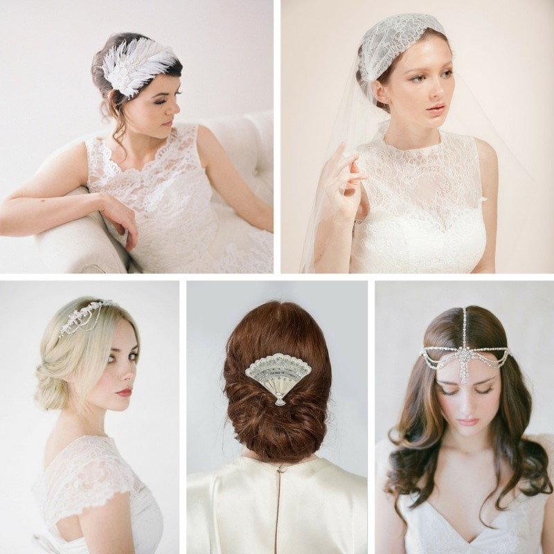 wedding hair pieces for bridesmaids