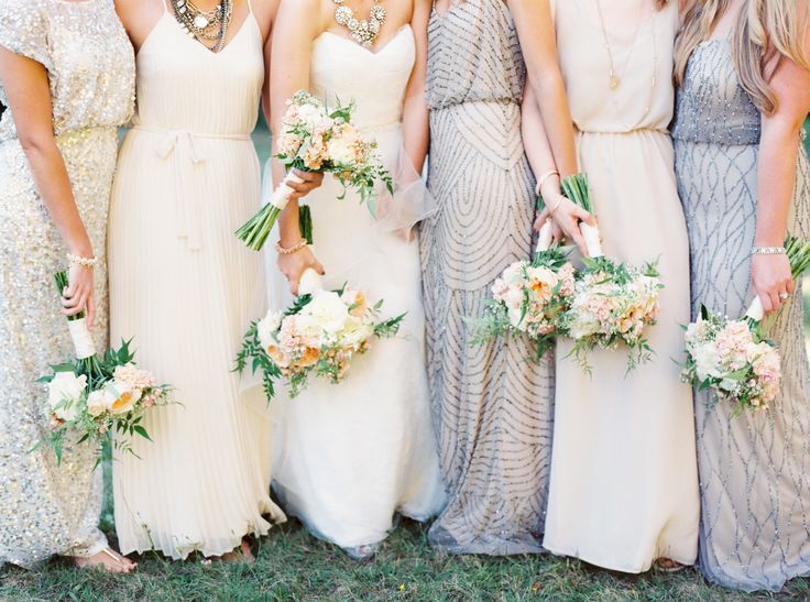 5 Stunning Modern Vintage Summer Bridesmaids Looks - Sparkly for Summer