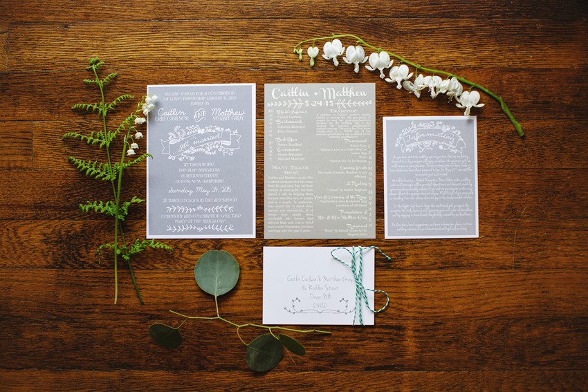 Wedding Invitations - A Vintage Garden Wedding