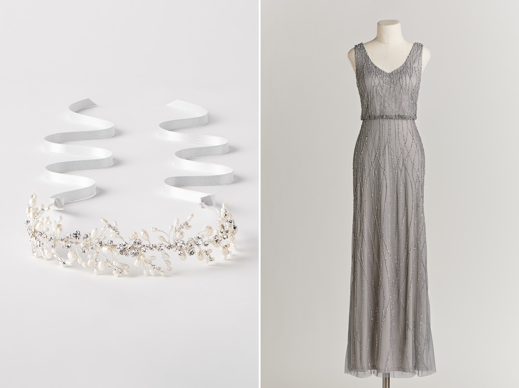 Effie Headband and Brooklyn Bridesmaid Dress from BHLDN's Stunning Fall 2015 Collection ‘Twice Enchanted’