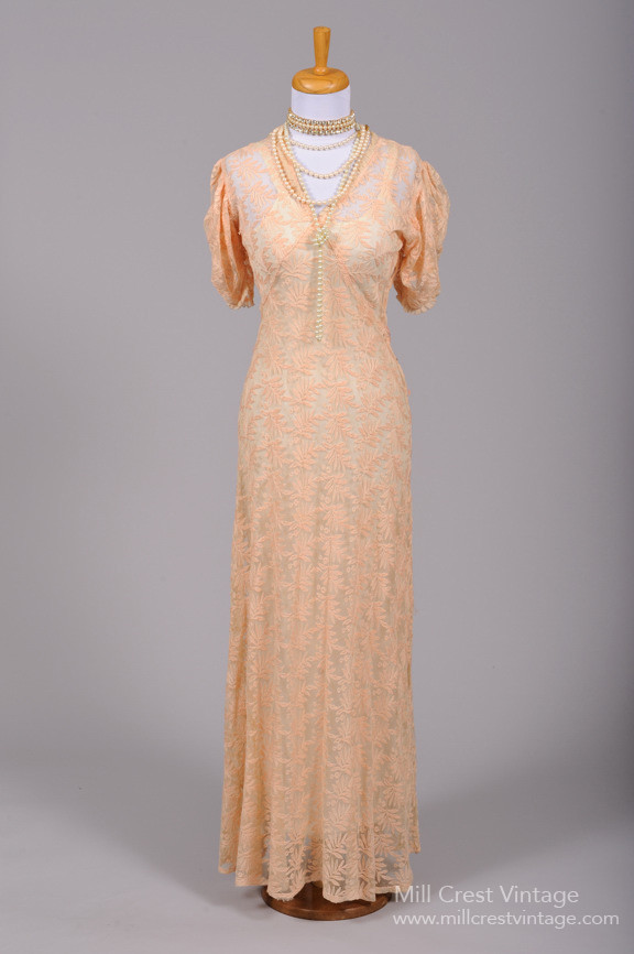 Vintage Art Deco Bridesmaid Dress