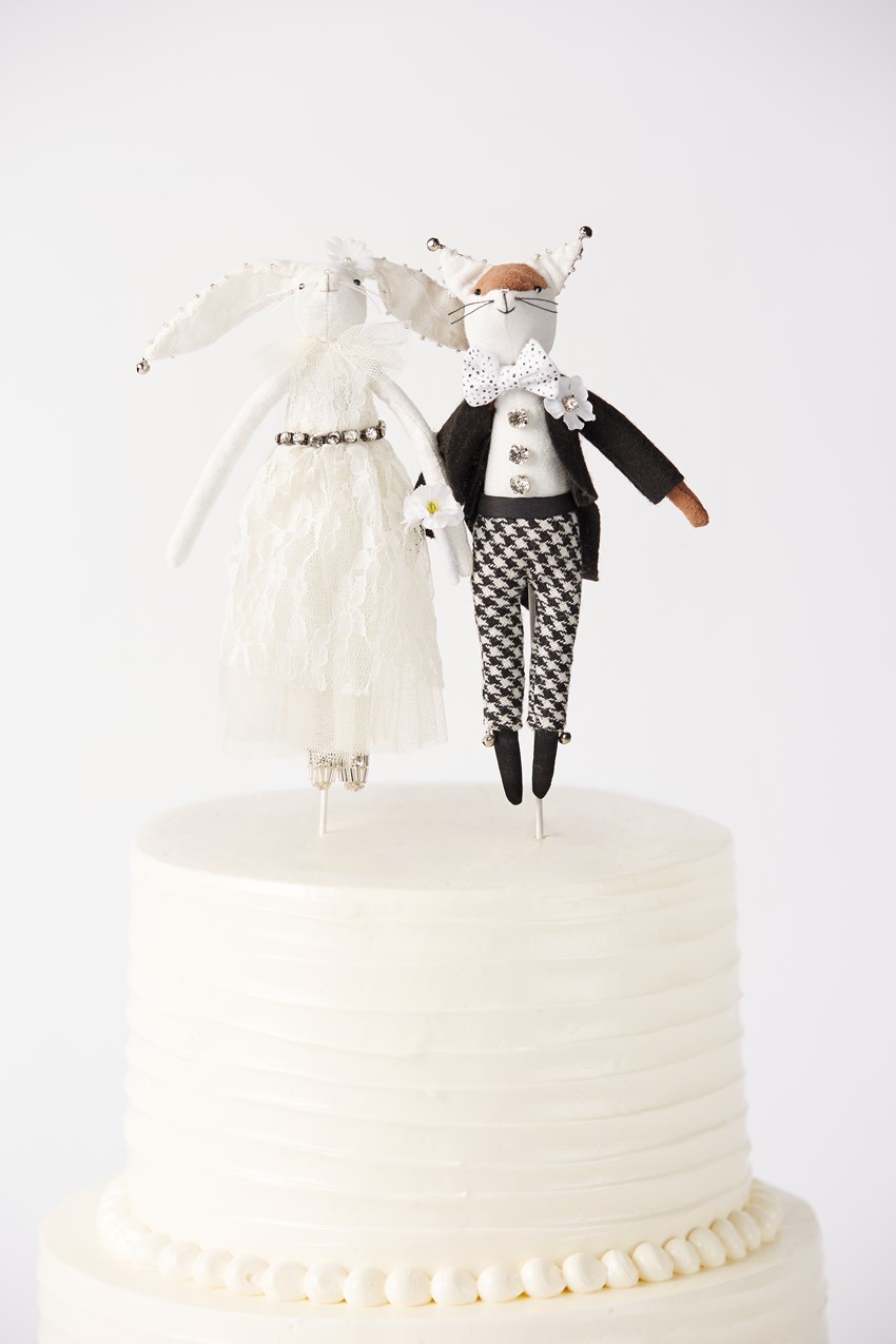 Woodland Creatures Wedding Cake Topper from BHLDN's Stunning Fall 2015 Collection ‘Twice Enchanted’