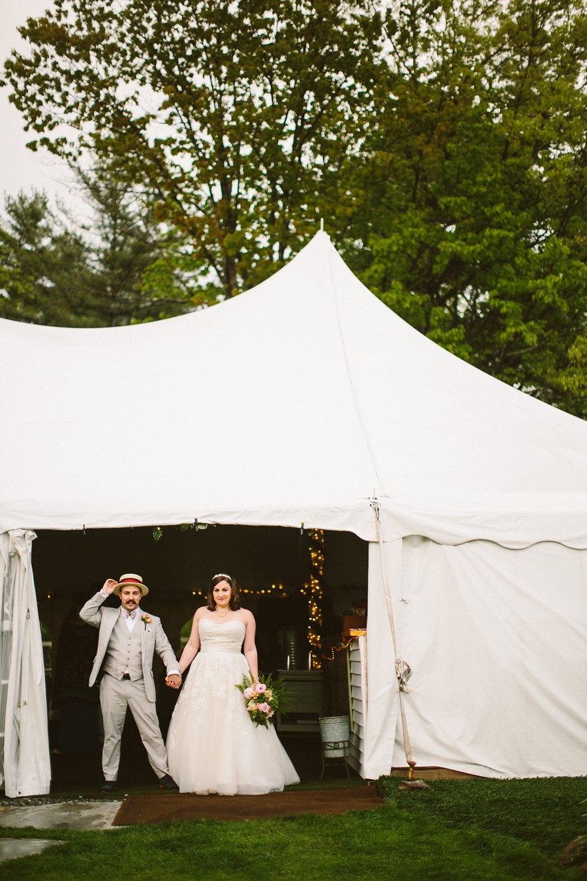 A Romantic Vintage Wedding With Pops of Pink from Zac Wolf Photography