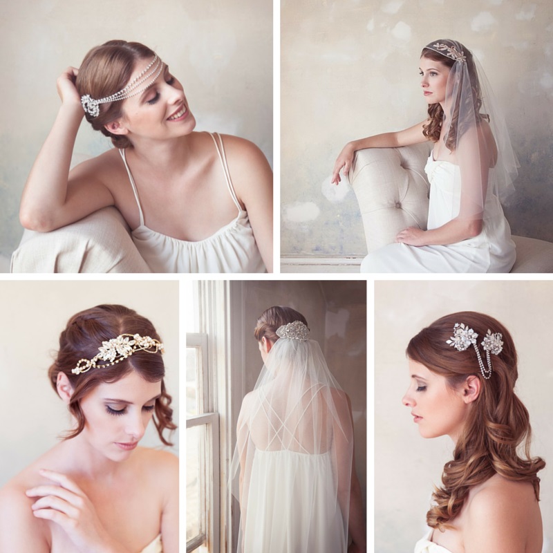 A New Collection of Exquisite Veils & Hair Accessories from Gilded Shadows