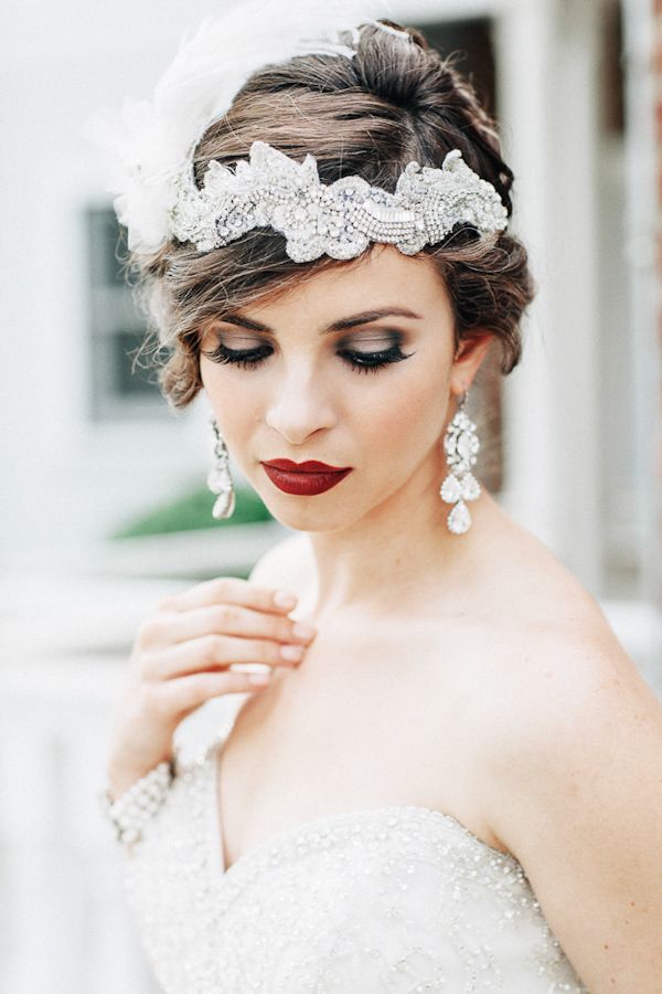 20 Elegant Art Deco Bridal Hair & Makeup Ideas