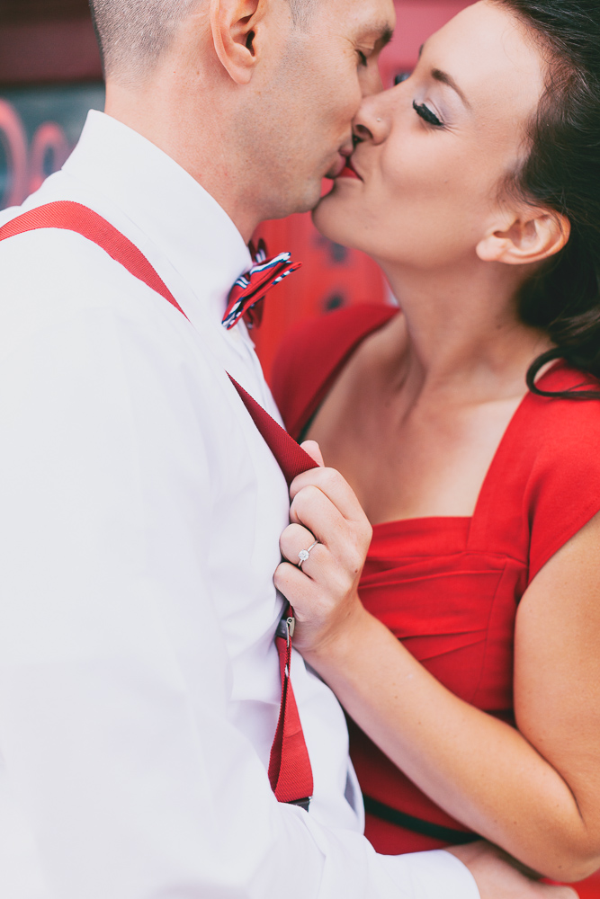A Stylishly Retro Diner Engagement Shoot by Nicole Sarah Photography