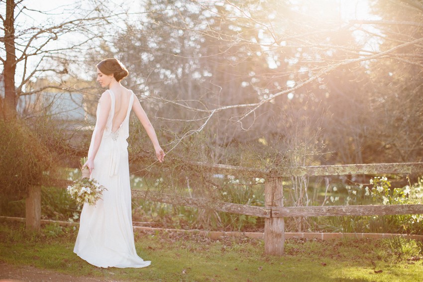 Elegant Vintage Bride - A Rustic Vintage Wedding Inspiration Shoot at Montrose Berry Farm